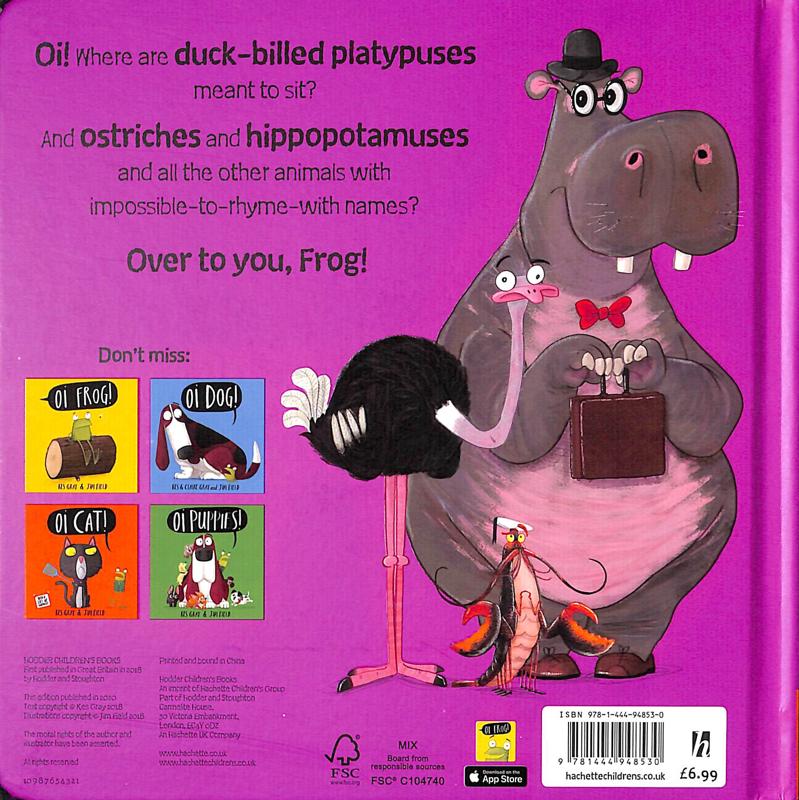 Oi Duck-billed Platypus Board Book - Image 2